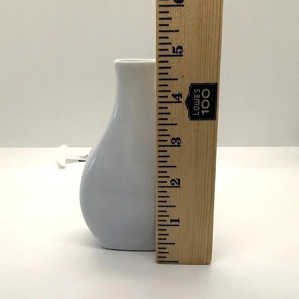 VTG AK Kaiser West Germany Frankfurt am Main Hauptwache Scene Porcelain Bud Vase